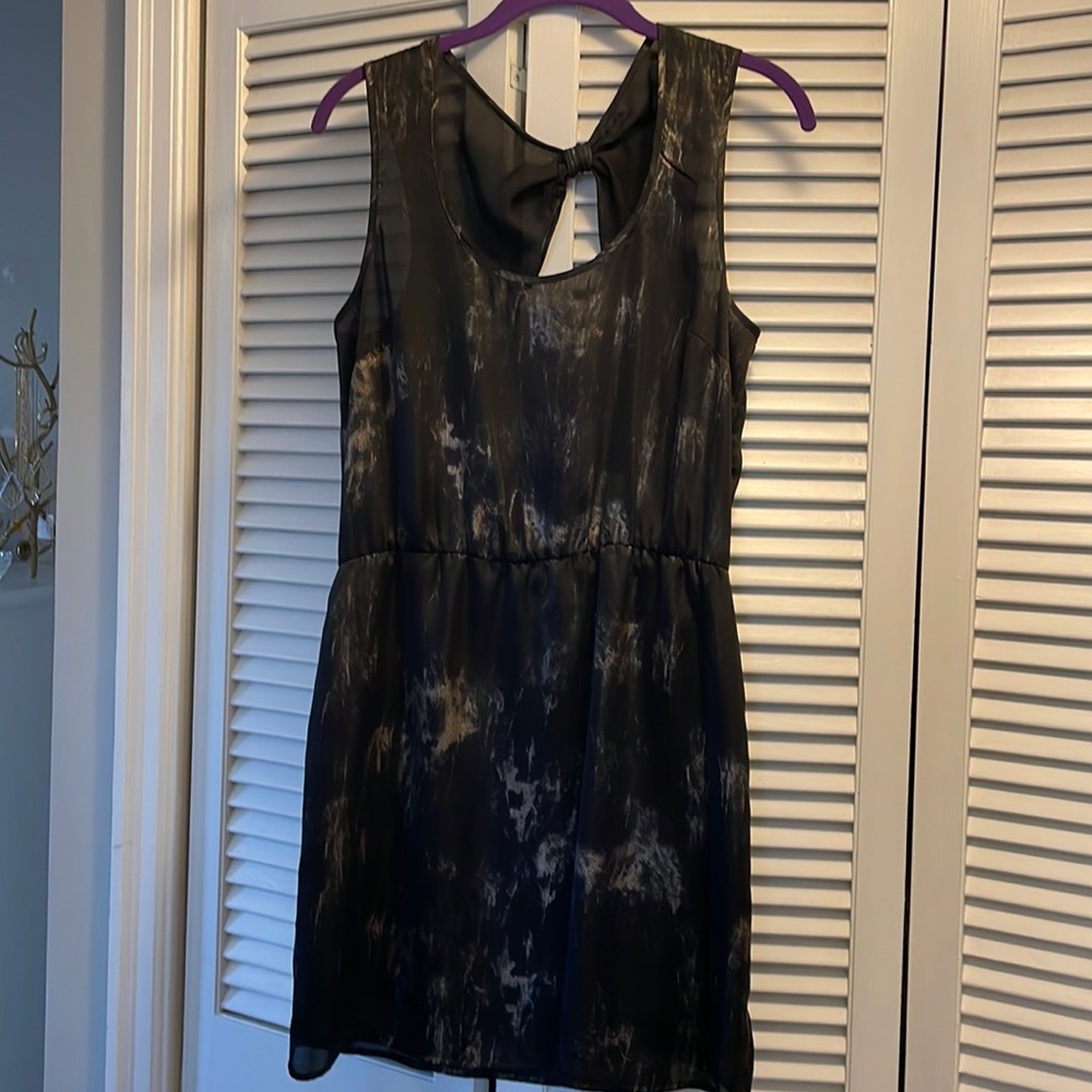 Black and Gold Dress